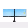 StarTech.com Desk Mount Dual Monitor Arm, Full Motion Monitor Mount for 2x VESA Displays up to 32 inch (17.6lb/8kg), Height Adjustable, Clamp/Grommet Mount, Mechanical Spring