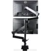 StarTech.com Desk Mount Dual Monitor Arm, Full Motion Monitor Mount for 2x VESA Displays up to 32 inch (17.6lb/8kg), Height Adjustable, Clamp/Grommet Mount, Mechanical Spring