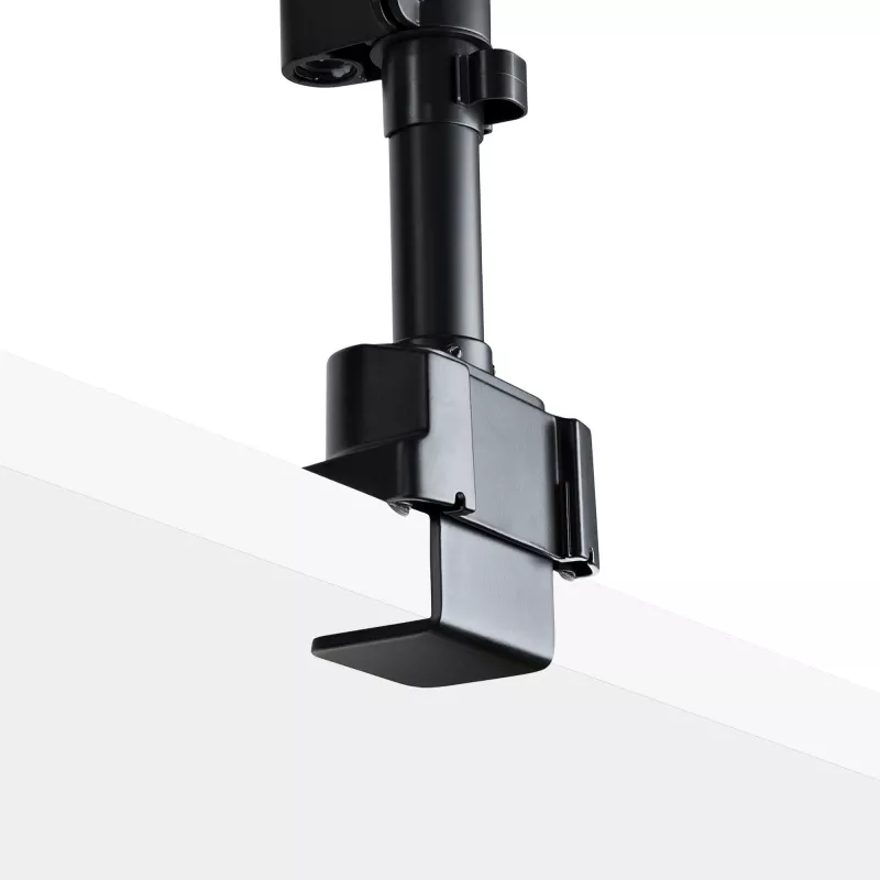 StarTech.com Desk Mount Dual Monitor Arm, Full Motion Monitor Mount for 2x VESA Displays up to 32 inch (17.6lb/8kg), Height Adjustable, Clamp/Grommet Mount, Mechanical Spring