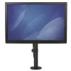 StarTech.com Single Monitor Desk Mount - Single Screen Heavy Duty Pole Mount for up to 8kg VESA Compatible Displays - Ergonomic Height Adjustable Monitor Arm Mount - Desk Clamp/Grommet
