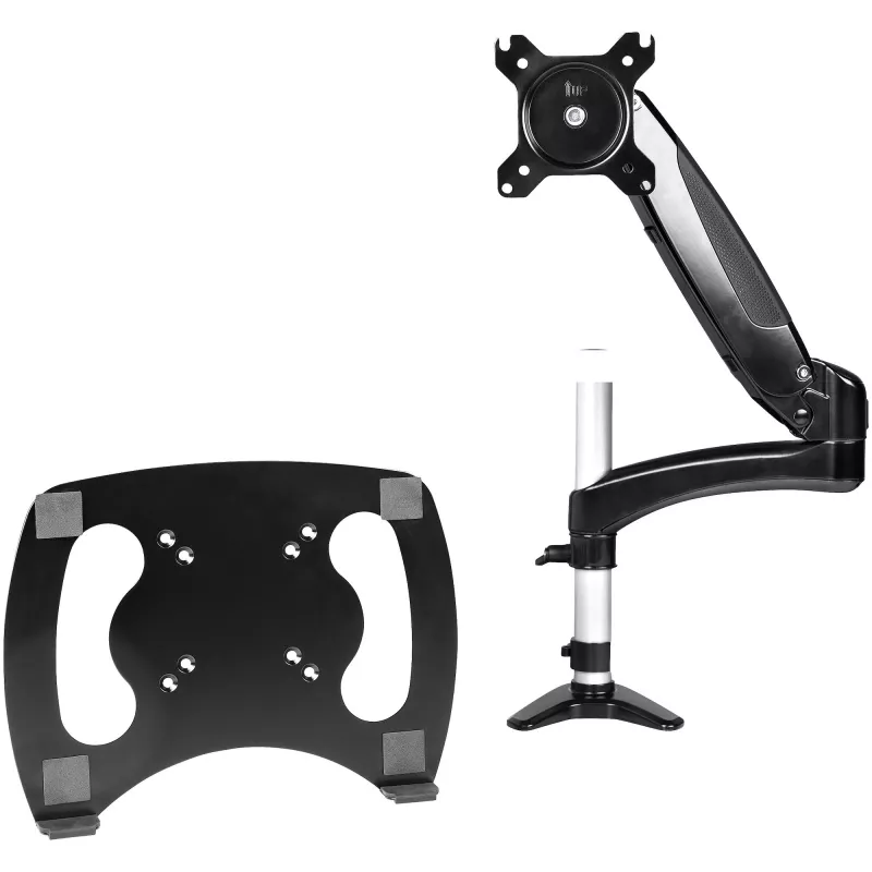 StarTech.com Desk Mount Laptop Arm - Full Motion Articulating Arm for Laptop or Single 34 inch Monitor - VESA Mount Laptop Tray Bracket - Ergonomic Adjustable Notebook Stand - Desk-Clamp
