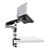 StarTech.com Desk Mount Laptop Arm - Full Motion Articulating Arm for Laptop or Single 34 inch Monitor - VESA Mount Laptop Tray Bracket - Ergonomic Adjustable Notebook Stand - Desk-Clamp