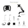 StarTech.com Desk Mount Laptop Arm - Full Motion Articulating Arm for Laptop or Single 34 inch Monitor - VESA Mount Laptop Tray Bracket - Ergonomic Adjustable Notebook Stand - Desk-Clamp
