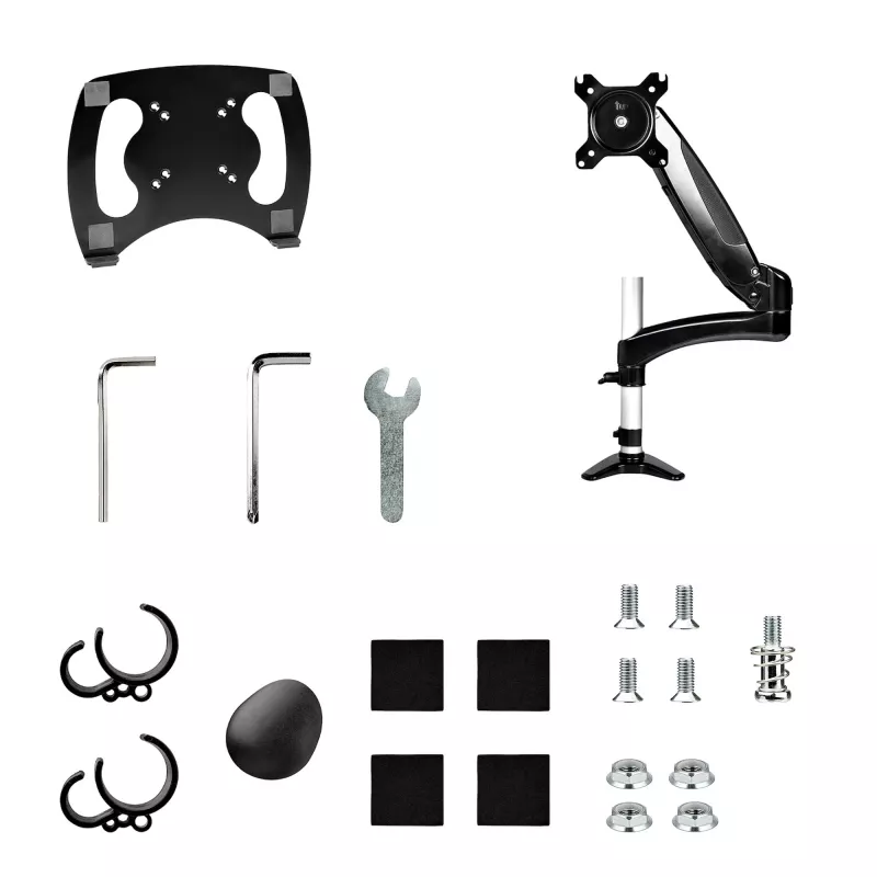 StarTech.com Desk Mount Laptop Arm - Full Motion Articulating Arm for Laptop or Single 34 inch Monitor - VESA Mount Laptop Tray Bracket - Ergonomic Adjustable Notebook Stand - Desk-Clamp