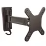 StarTech.com Wall-Mount Monitor Arm - Single Swivel, 15 kg, 33 cm (13 inch), 68.6 cm (27 inch), 75 x 75 mm, 100 x 100 mm, Black