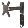 StarTech.com Wall-Mount Monitor Arm - Single Swivel, 15 kg, 33 cm (13 inch), 68.6 cm (27 inch), 75 x 75 mm, 100 x 100 mm, Black