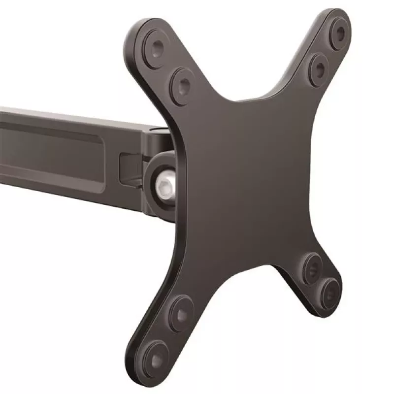 StarTech.com Wall-Mount Monitor Arm - Single Swivel, 15 kg, 33 cm (13 inch), 68.6 cm (27 inch), 75 x 75 mm, 100 x 100 mm, Black