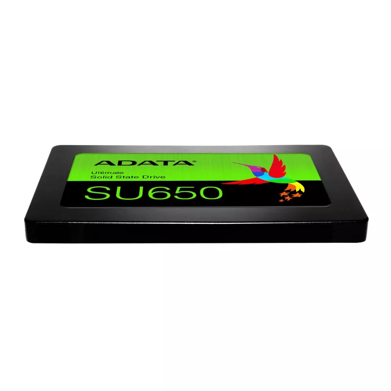 2.5 inch SATA III SSD ADATA SU650 960 GB — 520 MB/s read, 450 MB/s write, SLC cache