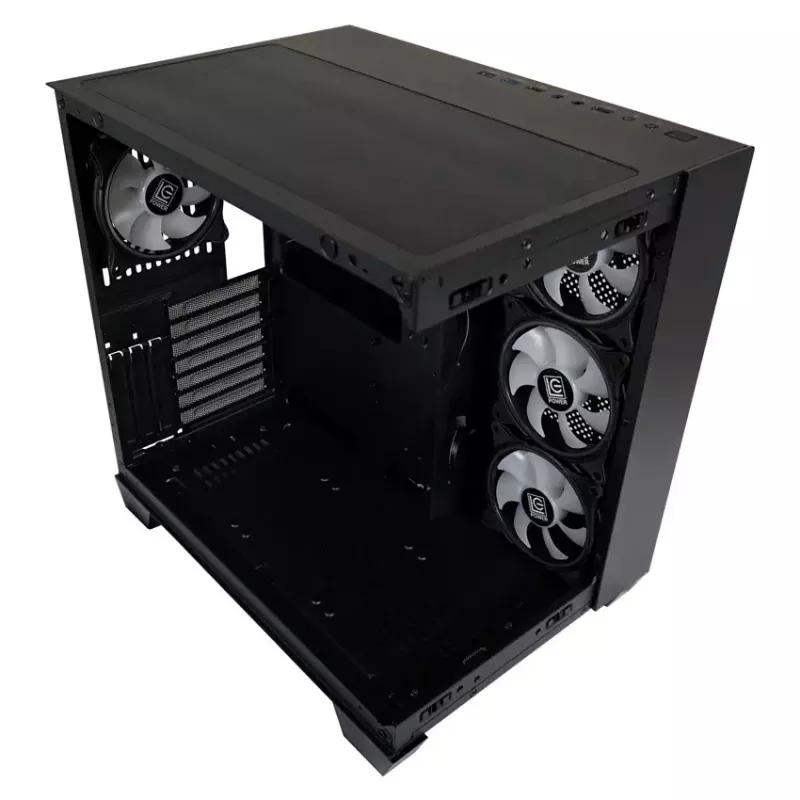 PC Case LC-Power 809B Midi Tower Black