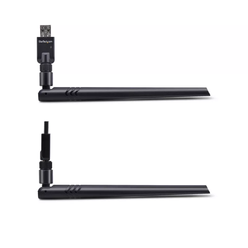 StarTech.com USB Bluetooth 5.3 Class 1 Adapter Dongle for PC/Laptop, Long-Range Connectivity for Keyboard, Mouse, Audio Streaming and PAN Networking, Windows/Linux