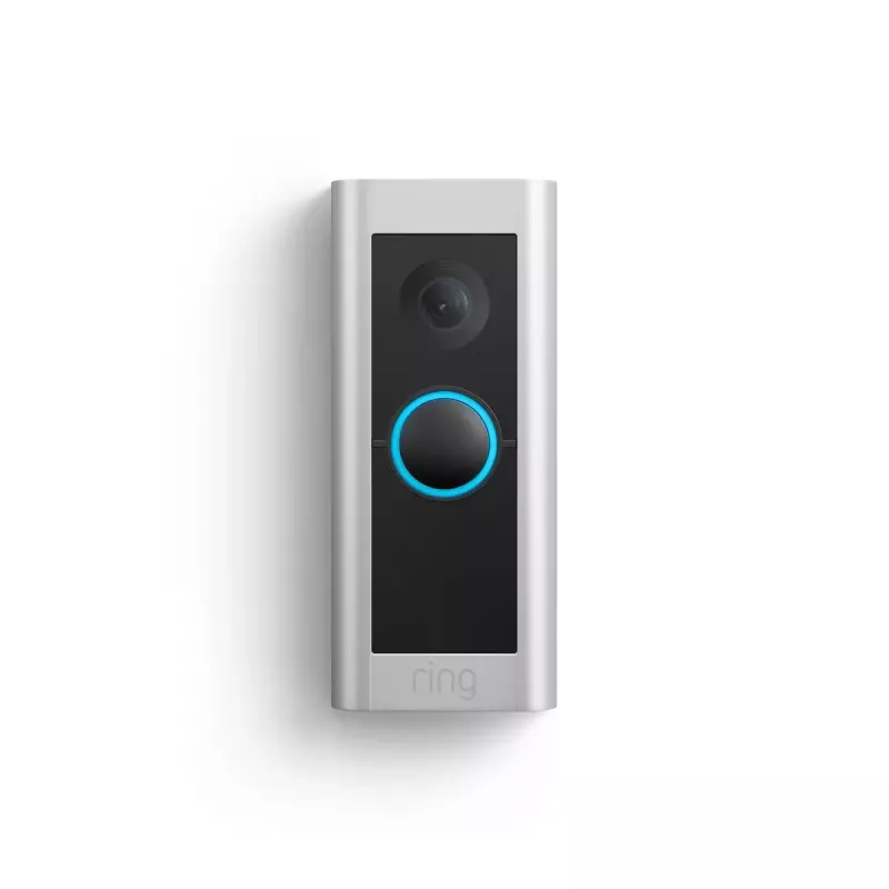 Video intercom system RING B0B2BNM4PV — wireless, 1920×1080 max video, nickel finish, Wi‑Fi (802.11b/g/n/ax)