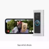 Video intercom system RING B0B2BNM4PV — wireless, 1920×1080 max video, nickel finish, Wi‑Fi (802.11b/g/n/ax)