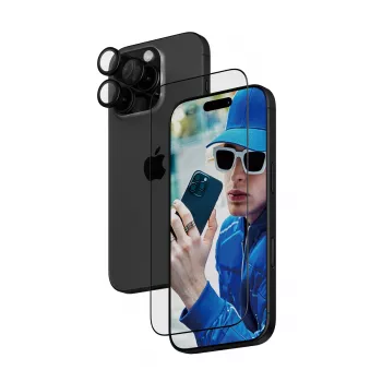 PanzerGlass 2-in-1 Bundle iPhone '24 6.3 inch Pro B2862+1284