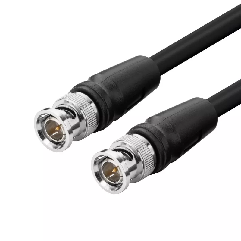 Coaxial cable Microconnect BNC-HDSDI-2M BNC RG-6 2m Black
