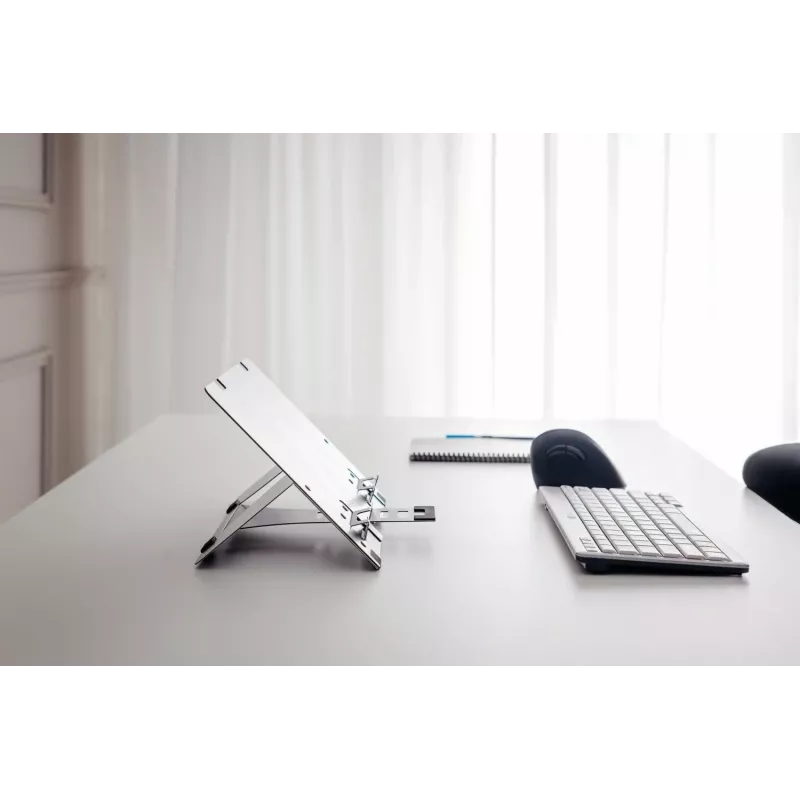 BakkerElkhuizen FlexTop 270, Laptop stand, Grey, Aluminium, 25.4 cm (10 inch), 40.6 cm (16 inch), 3 kg