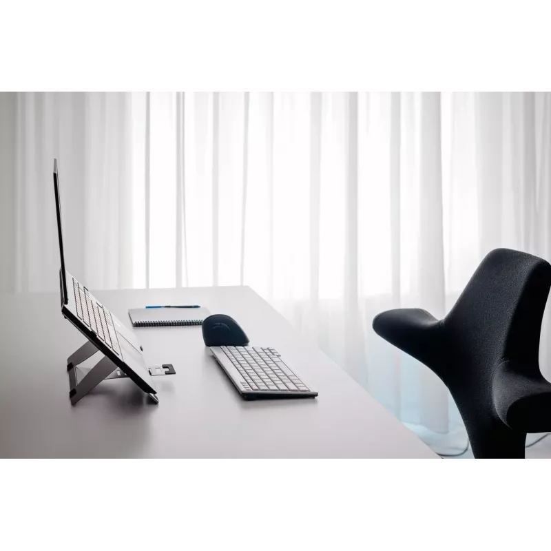 BakkerElkhuizen FlexTop 270, Laptop stand, Grey, Aluminium, 25.4 cm (10 inch), 40.6 cm (16 inch), 3 kg