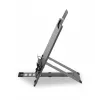 BakkerElkhuizen Ergo-Q Hybrid Pro, Laptop stand, Black, Dark Grey, Aluminium, Rubber, Steel, 25.4 cm (10 inch), 40.6 cm (16 inch), 25.4 cm (10 inch)