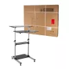 Computer Desk LogiLink BP0070 Black Grey