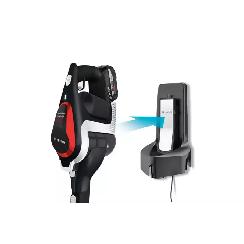 Bosch BSS81POW1 stick vacuum/electric broom Battery Dry Black 5 Ah