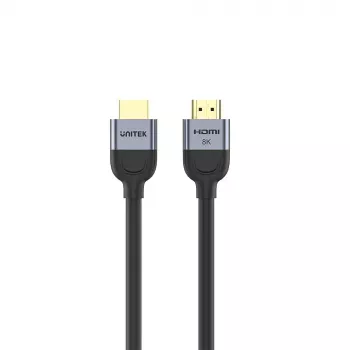 HDMI Cable UNITEK C11086GY01-2M 2m 48 Gbit/s ARC Black Grey
