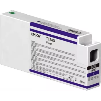 Epson Singlepack Violet T824D00 UltraChrome HDX 350ml, Violet, Pigment-based ink, 350 ml, 1 pc(s)