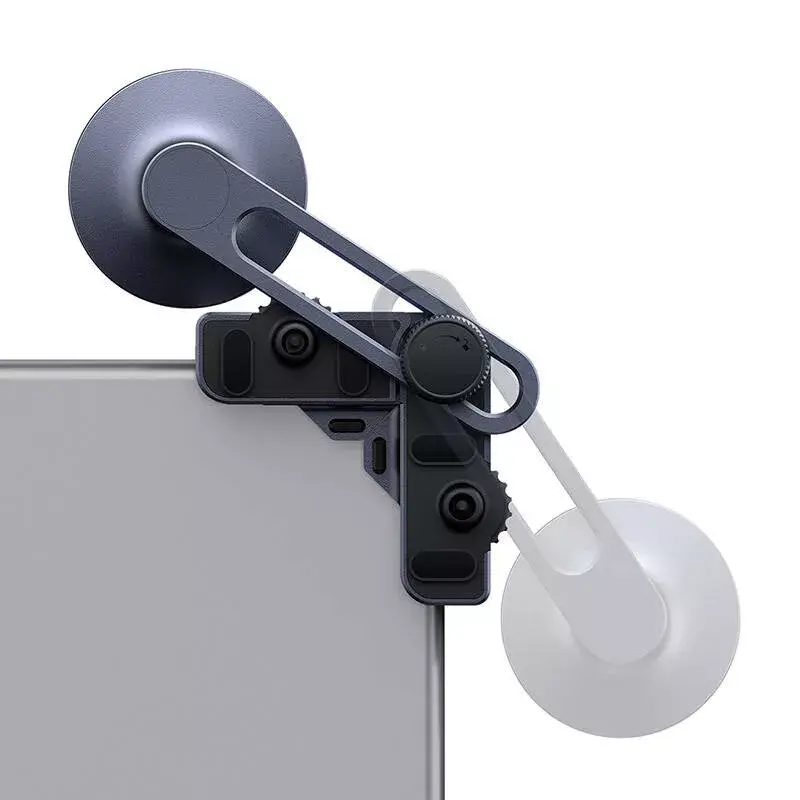 Car magnetic screen holder Baseus MaxView Gray for smartphone and tablet mounting on vehicle display