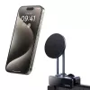Car magnetic screen holder Baseus MaxView Gray for smartphone and tablet mounting on vehicle display