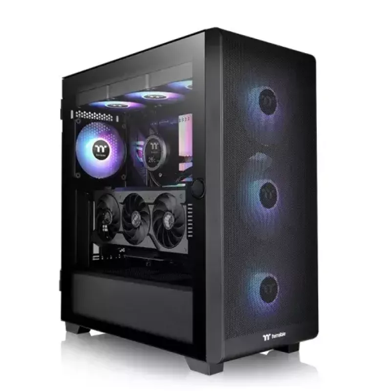 PC Case Thermaltake S250 TG Midi Tower Black