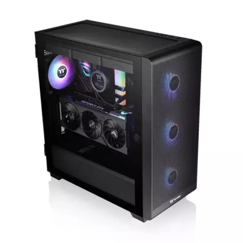 PC Case Thermaltake S250 TG Midi Tower Black
