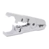 StarTech.com Network Cable Stripper and Cutter, Professional Wire Stripper for UTP/FTP/STP/Coax Cables, Rotary Wire Stripping and Cutting Tool