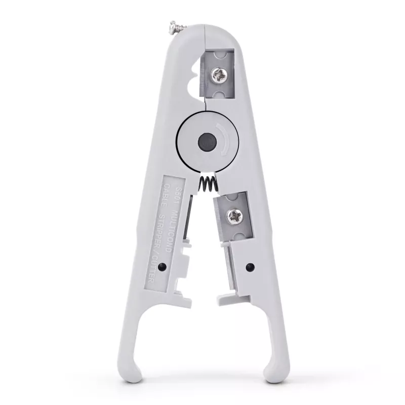 StarTech.com Network Cable Stripper and Cutter, Professional Wire Stripper for UTP/FTP/STP/Coax Cables, Rotary Wire Stripping and Cutting Tool