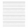 StarTech.com 3.5in (9cm) Cable Labels, 100 Pack, White, Hook-to-Hook Fastener Cable Tags, Write-On Cord Labels for Cable Management, Cord Identification Tags