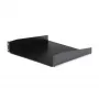 StarTech.com 2U Server Rack Shelf - Universal Rack Mount Cantilever Shelf for 19 inch Network Equipment Rack & Cabinet - Heavy Duty Steel – Weight Capacity 44lb/20kg - 16 inch Deep Tray, Black