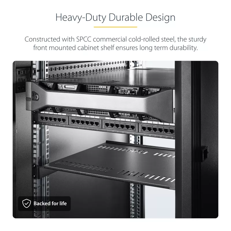 StarTech.com CABSHELF116V2PK rack accessory Rack shelf