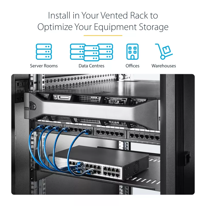 StarTech.com CABSHELF116V2PK rack accessory Rack shelf