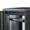 StarTech.com 1U Fixed Server Rack Mount Shelf - 10in Deep Steel Universal Cantilever Tray for 19 inch AV/ Network Equipment Rack - Heavy Duty Steel - Weight Capacity 44lbs/20kg, Black