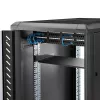StarTech.com 1U Fixed Server Rack Mount Shelf - 10in Deep Steel Universal Cantilever Tray for 19 inch AV/ Network Equipment Rack - Heavy Duty Steel - Weight Capacity 44lbs/20kg, Black