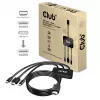 CLUB3D USB Type C + HDMI™ + MiniDisplayPort™ 1.2 to HDMI™ 4K60Hz HDR M/M Active Adapter 32AWG