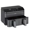 Cosori Dual Basket Chef Edition Double 8.5 L Stand-alone 1750 W Hot air fryer Black, Silver