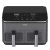 Cosori Dual Basket Chef Edition Double 8.5 L Stand-alone 1750 W Hot air fryer Black, Silver
