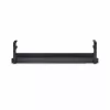 StarTech.com Under Desk Cable Management Tray, Length Adjustable Cable Organizer, Clamp-On Installation, No Drilling Required, Power Bar Holder, Black