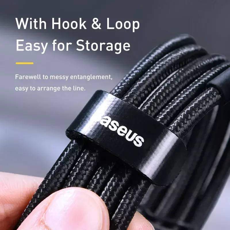 Baseus Cafule USB cable USB 2.0 2 m USB C Black
