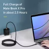 Baseus Cafule USB cable USB 2.0 2 m USB C Black