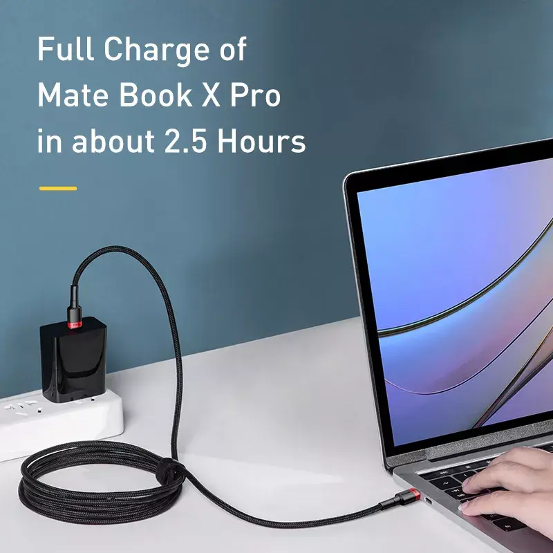 Baseus Cafule USB cable USB 2.0 2 m USB C Black