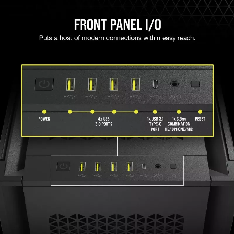 PC Case Corsair 7000D Airflow Full Tower Black
