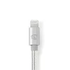 Nedis CCTB39940AL10 Lightning Cable 1m Aluminium 3.5mm Connector
