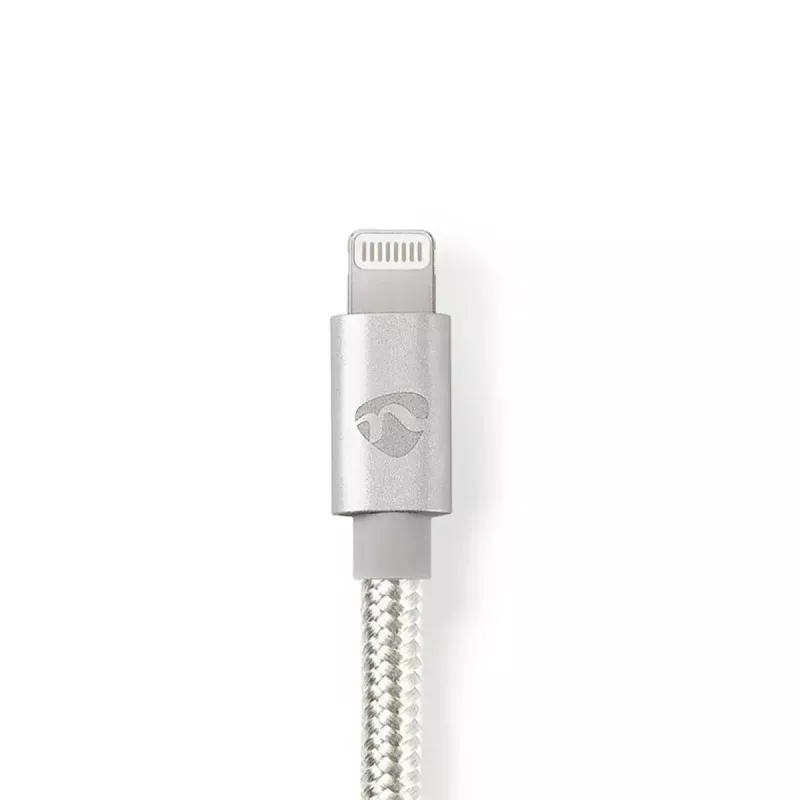 Nedis CCTB39940AL10 Lightning Cable 1m Aluminium 3.5mm Connector