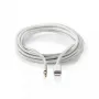 Nedis CCTB39940AL10 Lightning Cable 1m Aluminium 3.5mm Connector
