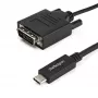 StarTech.com 3.3 ft. (1 m) USB-C to DVI Cable - 1920 x 1200 - Black