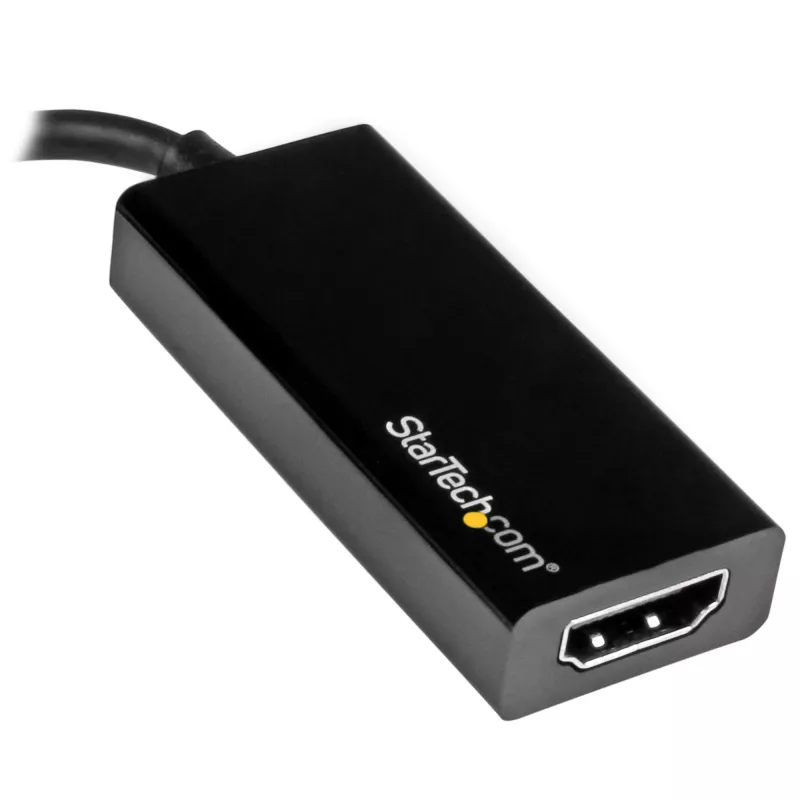 StarTech.com USB-C to HDMI Adapter with 4K 30Hz - Black, 3.2 Gen 2 (3.1 Gen 2), USB Type-C, HDMI output, 3840 x 2160 pixels